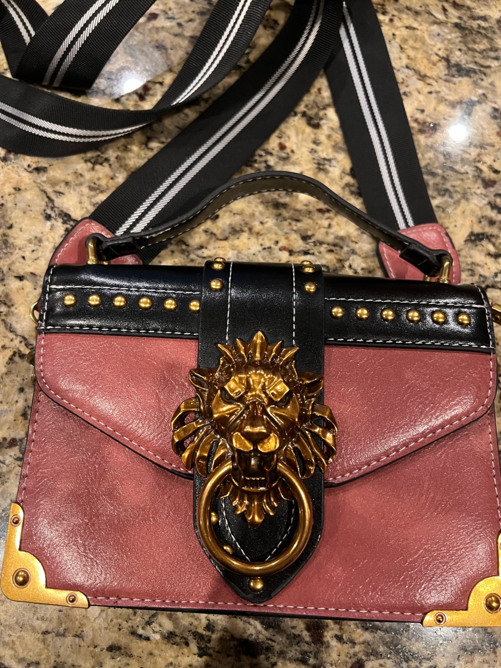 Lions head bag, new